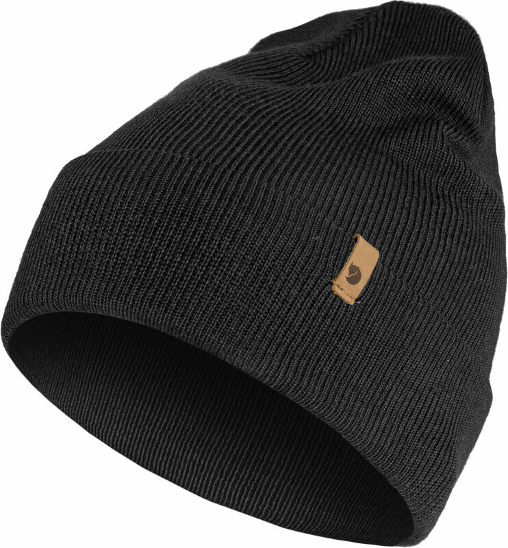 Lyžiarska čiapka Fjällräven Classic Knit Hat Black Lyžiarska čiapka
