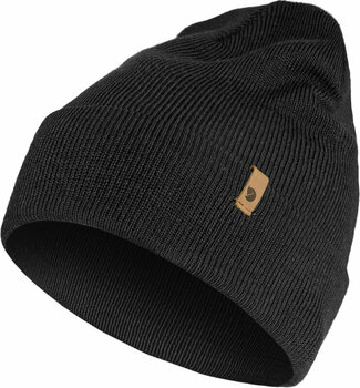 Lyžiarska čiapka Fjällräven Classic Knit Hat Black Lyžiarska čiapka - 1