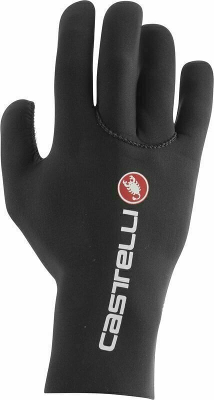 Pyöräilyhanskat Castelli Diluvio C Glove Black Black S/M Pyöräilyhanskat
