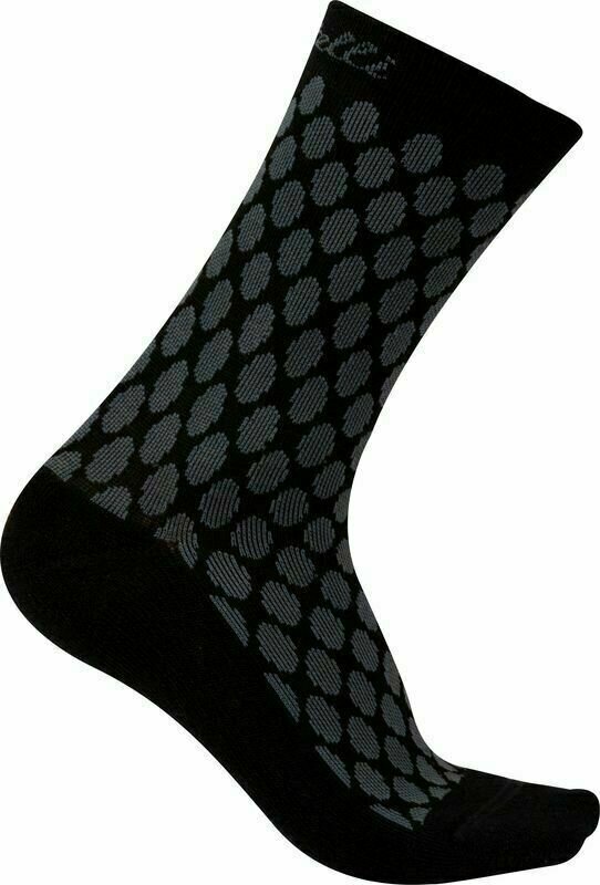Kolesarske nogavice Castelli Sfida 13 Sock Black/Dark Gray S/M Kolesarske nogavice