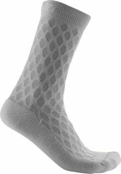 Șosete ciclism Castelli Sfida 13 Sock Silver Gray/White S/M Șosete ciclism - 1