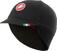 Cyklistická čiapka Castelli Difesa Thermal Cap Black Red UNI Šiltovka