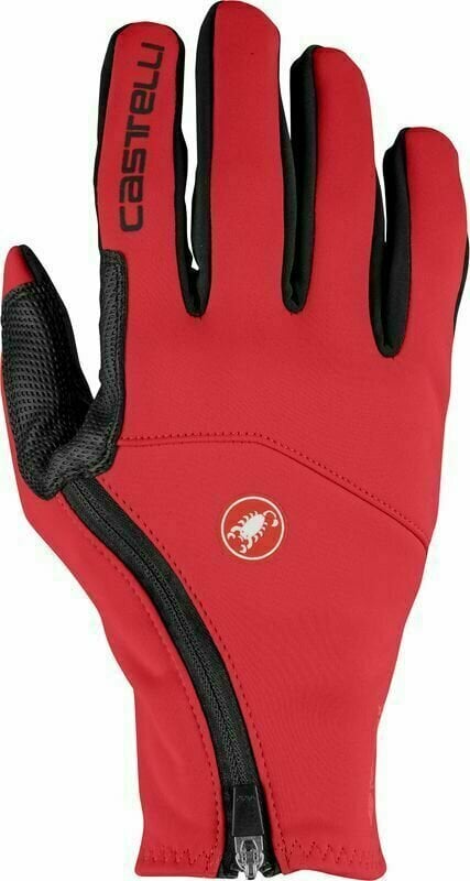 Cyklistické rukavice Castelli Mortirolo Glove Red S Cyklistické rukavice