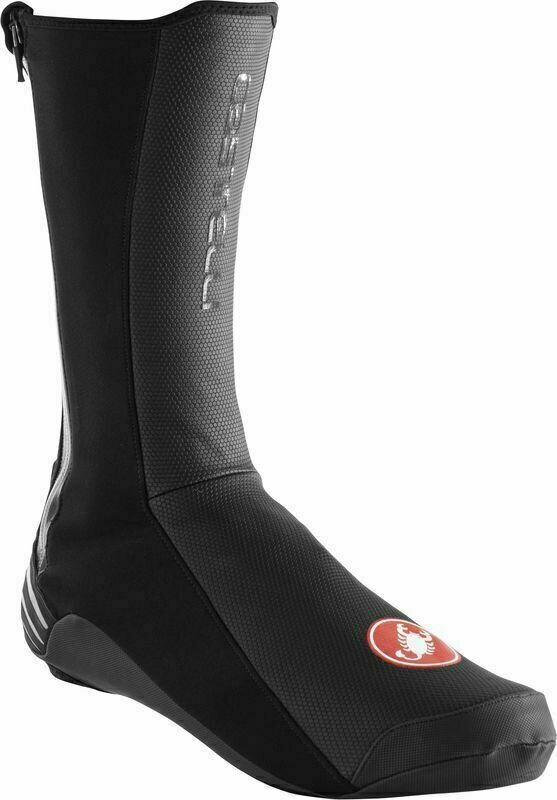 Pyöräily kenkäsuojat Castelli Ros 2 Shoecover Black XL Pyöräily kenkäsuojat