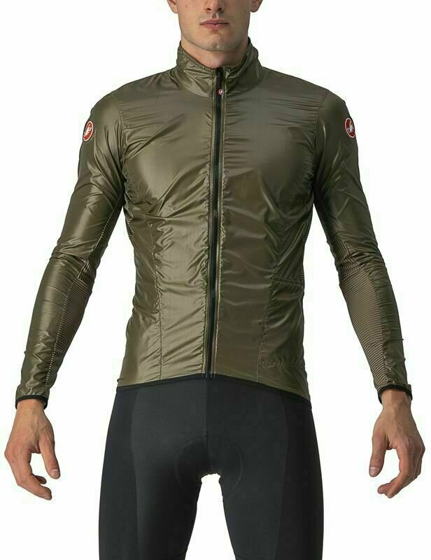 Cycling Jacket, Vest Castelli Aria Shell Jacket Moss Brown M Jacket