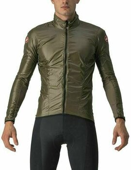 Cycling Jacket, Vest Castelli Aria Shell Jacket Moss Brown M Jacket - 1