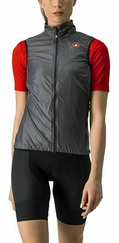 Cykeljacka, väst Castelli Aria W Vest Dark Gray M Väst