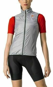 Cykeljacka, väst Castelli Aria W Väst Silver Gray XS - 1