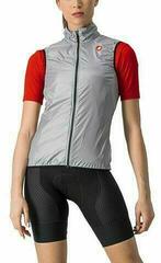 Cycling Jacket, Vest Castelli Aria W Silver Gray
