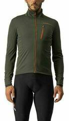 Cyklo-Bunda, vesta Castelli Go Bunda Military Green/Fiery Red 3XL