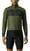 Fahrrad Jacke, Weste Castelli Unlimited Puffy Jacket Light Military Green/Dark Gray M Jacke