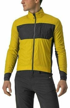 Cycling Jacket, Vest Castelli Unlimited Puffy Jacket Jacket Goldenrod/Dark Gray M - 1