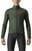 Fietsjack, vest Castelli Squadra Stretch Jacket Military Green/Dark Gray 2XL Jasje