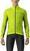 Kerékpár kabát, mellény Castelli Squadra Stretch Jacket Electric Lime/Dark Gray M Kabát
