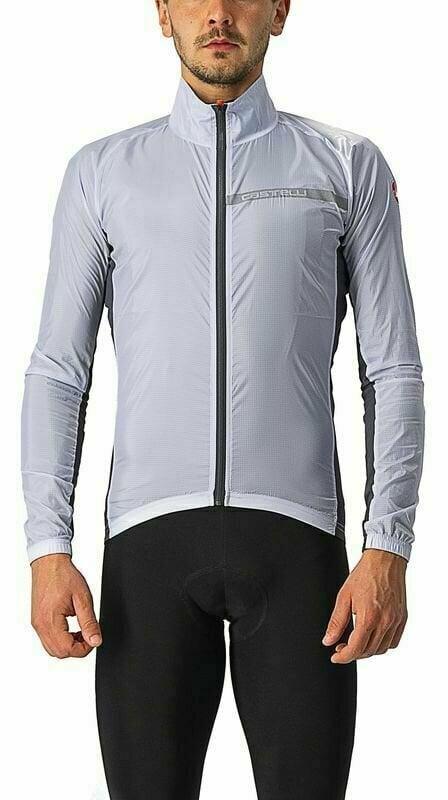Cycling Jacket, Vest Castelli Squadra Stretch Jacket Silver Gray/Dark Gray S Jacket