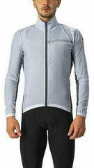 Cycling Jacket, Vest Castelli Squadra Stretch Silver Gray/Dark Gray