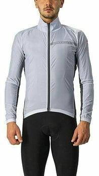 Cycling Jacket, Vest Castelli Squadra Stretch Jacket Silver Gray/Dark Gray XL Jacket - 1