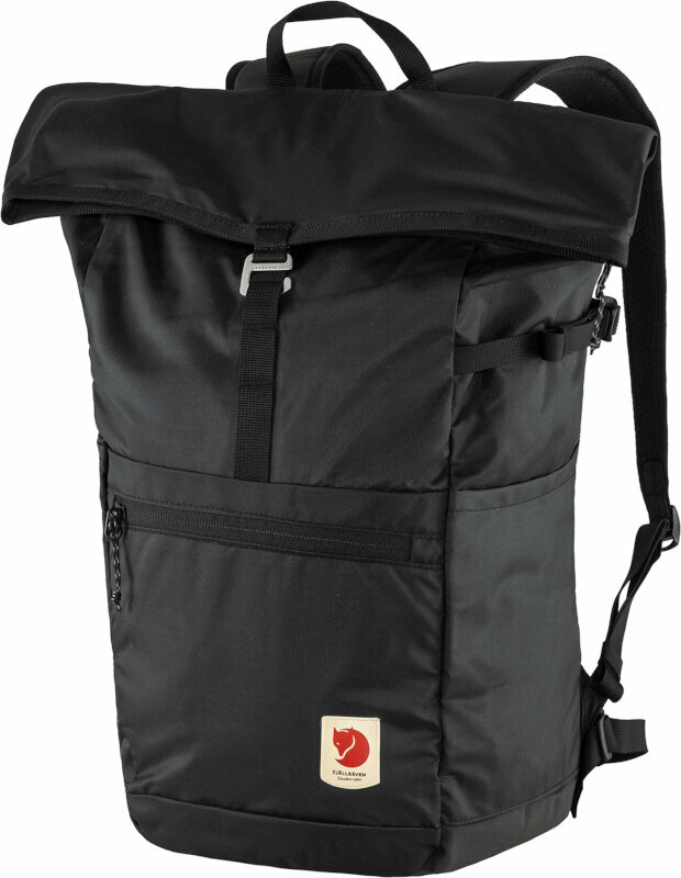 Lifestyle Backpack / Bag Fjällräven High Coast Foldsack 24 Black 24 L Backpack