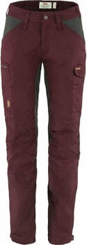 Spodnie outdoorowe Fjällräven Kaipak Trousers Curved W Dark Garnet/Dark Grey 34 Spodnie outdoorowe - 1