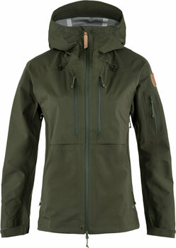 Giacca outdoor Fjällräven Keb Eco-Shell Jacket W Deep Forest XS Giacca outdoor - 1