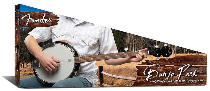 Banjo Fender FB-300 Banjo Pack Natural