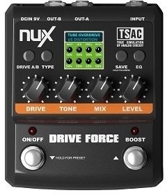Efeito para guitarra Nux Drive Force