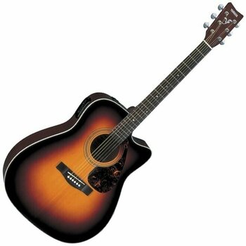 Dreadnought elektro-akoestische gitaar Yamaha FX370C-TBS Tabacco Brown Sunburst - 1