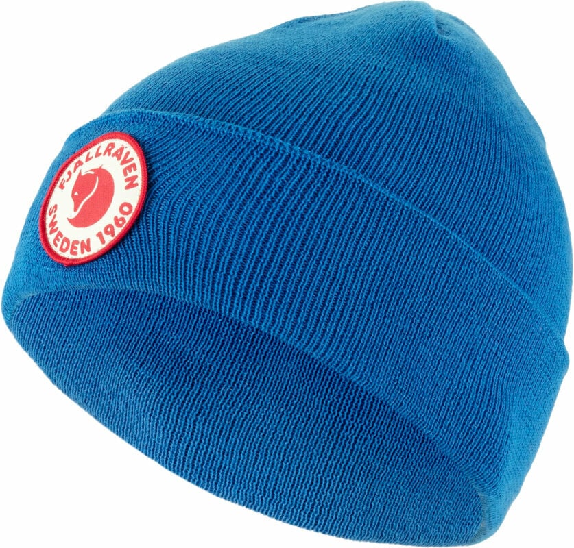 Lyžiarska čiapka Fjällräven Kids 1960 Logo Hat Alpine Blue Lyžiarska čiapka