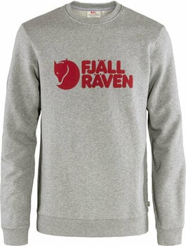 Majica s kapuljačom na otvorenom Fjällräven Logo Sweater M Grey/Melange M Majica s kapuljačom na otvorenom - 1