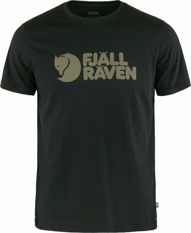 Outdoor T-Shirt Fjällräven Logo T-Shirt M Black XL T-Shirt