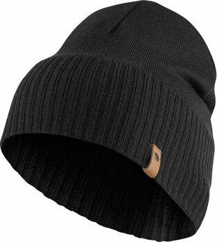 Muts Fjällräven Merino Lite Hat Black Muts - 1