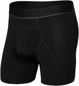 Sous-vêtements de sport SAXX Kinetic Boxer Brief Blackout L Sous-vêtements de sport - 1