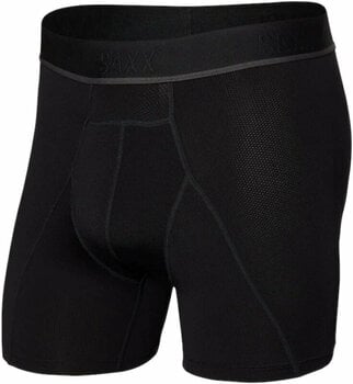 Fitness Underwear SAXX Kinetic Boxer Brief Blackout M Fitness Underwear - 1