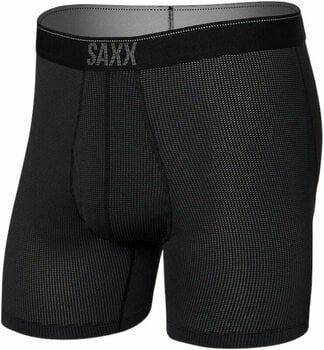 Donje rublje za fitnes SAXX Quest Boxer Brief Black II M Donje rublje za fitnes - 1