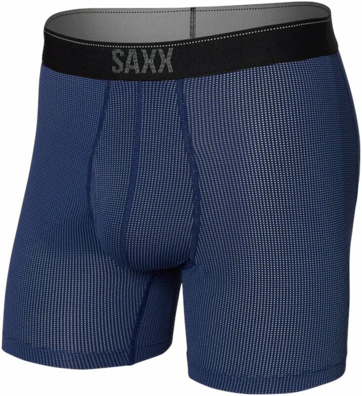 Fitness Underwear SAXX Quest Boxer Brief Midnight Blue II XL Fitness Underwear
