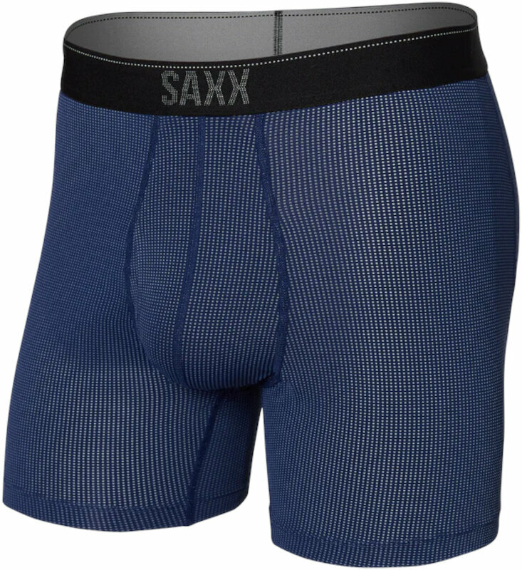 Sous-vêtements de sport SAXX Quest Boxer Brief Midnight Blue II L Sous-vêtements de sport