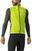 Casaco de ciclismo, colete Castelli Squadra Stretch Vest Electric Lime/Dark Gray 3XL Colete
