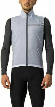 Cycling Jacket, Vest Castelli Squadra Stretch Vest Silver Gray/Dark Gray L Vest - 1