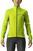 Casaco de ciclismo, colete Castelli Squadra Stretch W Jacket Electric Lime/Dark Gray M Casaco