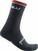 Cycling Socks Castelli Quindici Soft Merino Sock Dark Blue 2XL Cycling Socks