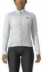 Fietsshirt Castelli Sfida 2 FZ Silver Gray/White