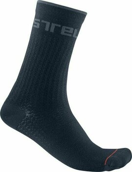 Meias de ciclismo Castelli Distanza 20 Sock Savile Blue L/XL Meias de ciclismo - 1