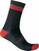 Cyklo ponožky Castelli Alpha 18 Sock Savile Blue/Red S/M Cyklo ponožky
