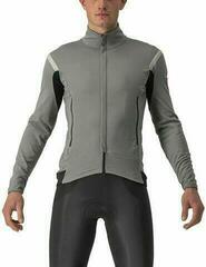 Fahrrad Jacke, Weste Castelli Perfetto RoS 2 Nickel Gray/Travertine Gray