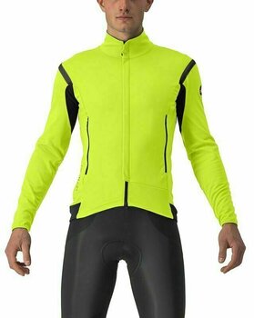 Fietsjack, vest Castelli Perfetto RoS 2 Jacket Electric Lime/Dark Gray S Jasje - 1