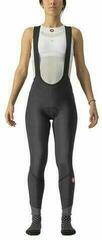 Nadrág kerékpározáshoz Castelli Velocissima DT Bibtight Black/Black Reflex XL Nadrág kerékpározáshoz