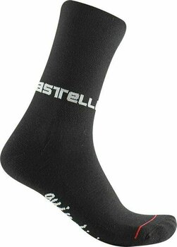 Kerékpáros zoknik Castelli Quindici Soft Merino W Sock Black L/XL Kerékpáros zoknik - 1