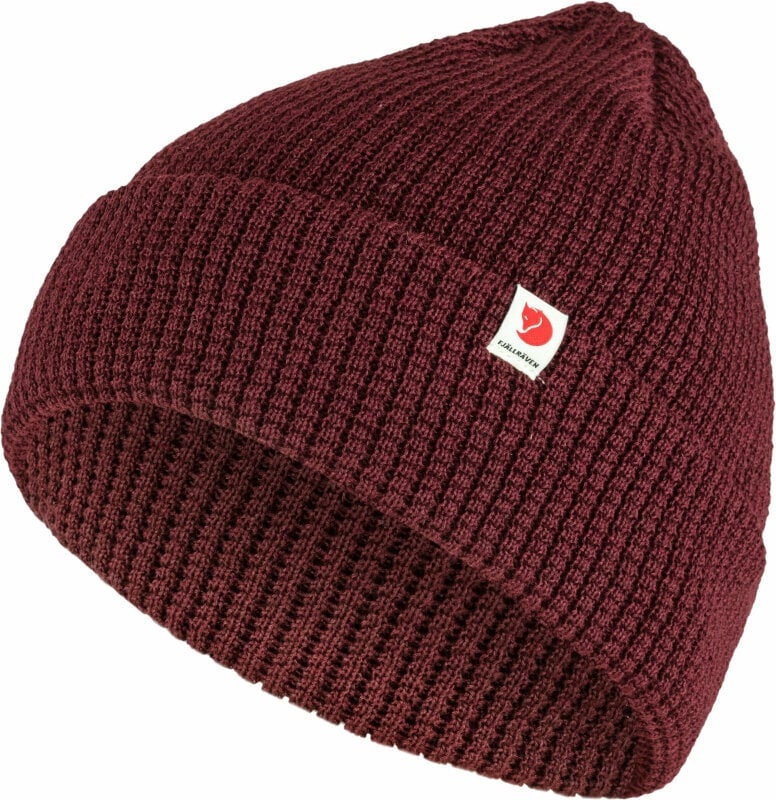 Zimowa czapka Fjällräven Tab Hat Dark Garnet Zimowa czapka