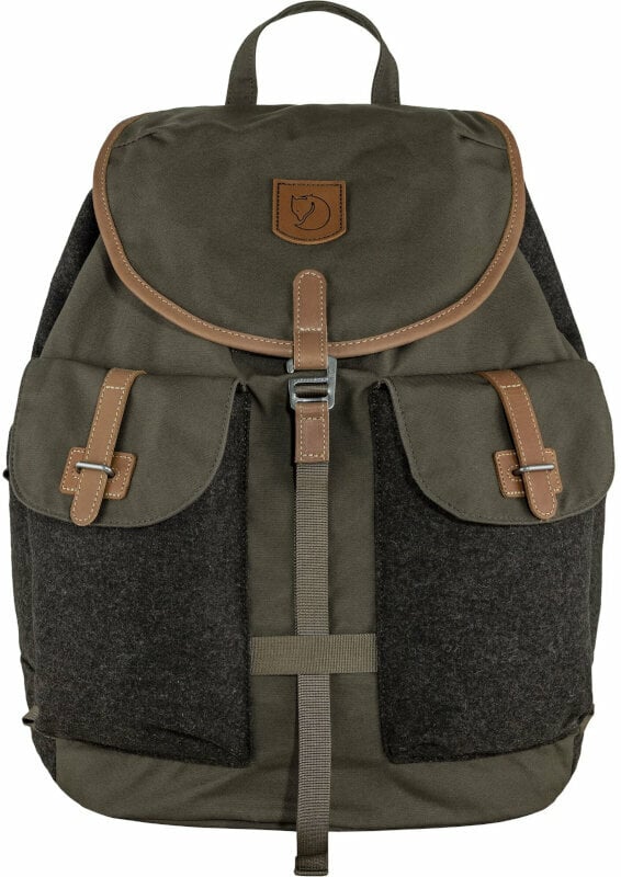Outdoor Backpack Fjällräven Värmland Rucksack Dark Olive/Brown Outdoor Backpack