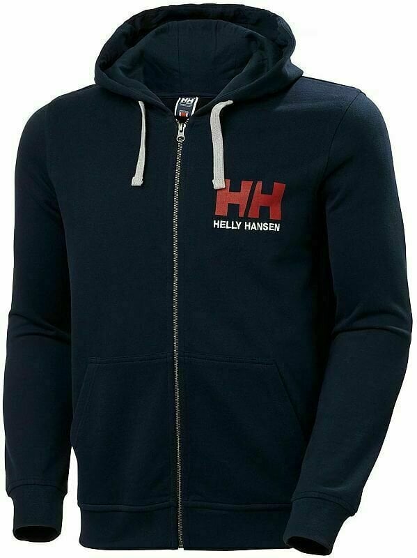 ΦΟΥΤΕΡ με ΚΟΥΚΟΥΛΑ Helly Hansen Men's HH Logo Full Zip ΦΟΥΤΕΡ με ΚΟΥΚΟΥΛΑ Navy 3XL